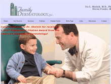 Tablet Screenshot of familydermatologypc.com